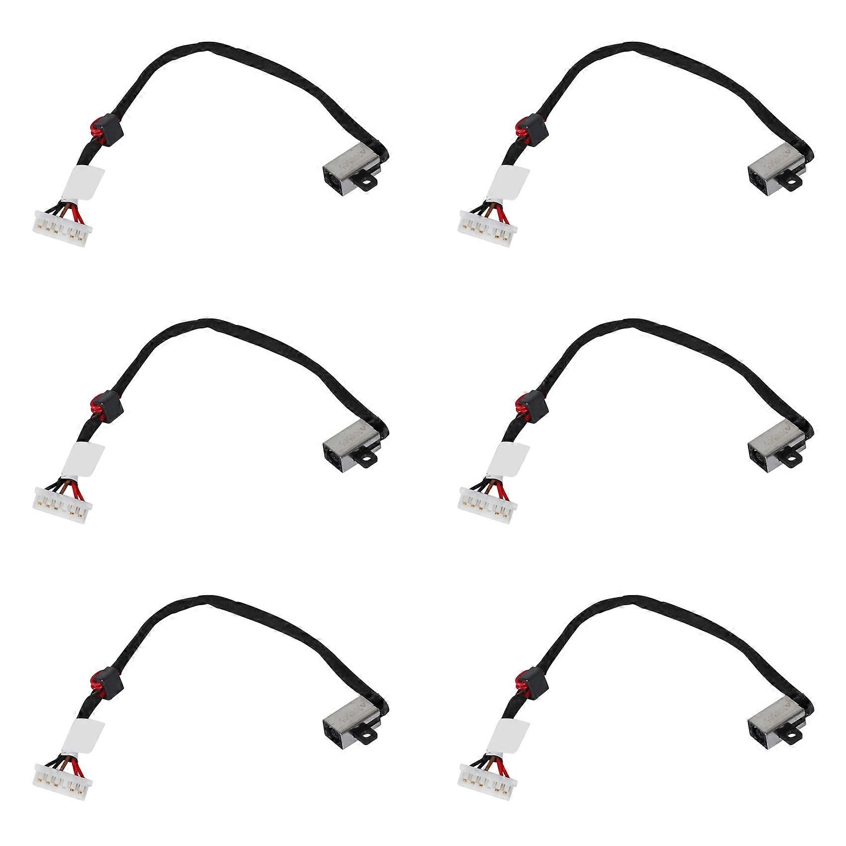 6X New DC Power Jack Cable Socket for 15-5000 5555 5558 DC30100UD00