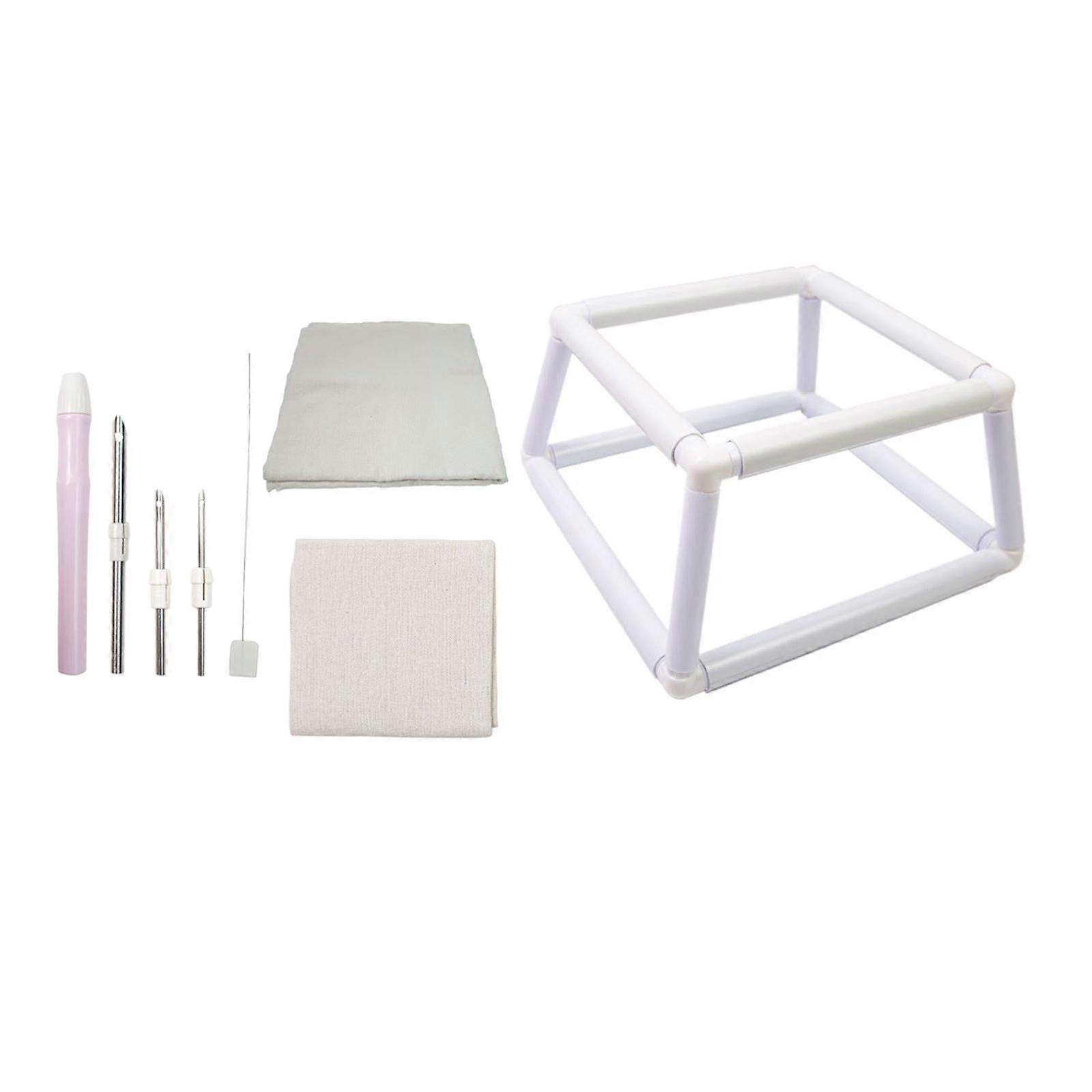 Quilt Cadre Broderie Outil DIY Outil Arts Artisanat Projets Point de Croix Rack 25x25cm