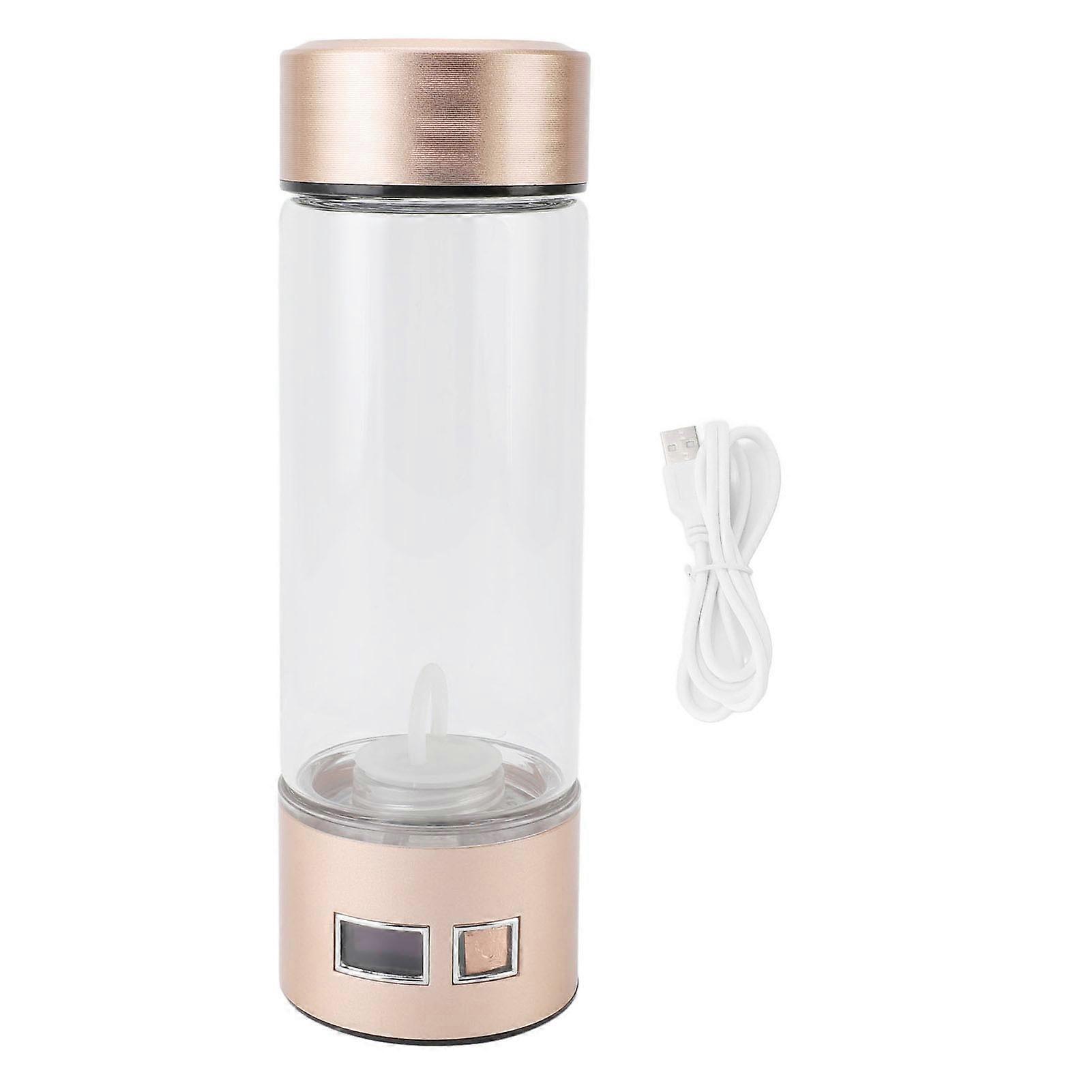 水素水ボトル充電式4000PPB 450ml PEMテクノロジーポータブル水素水発生器ギフト用