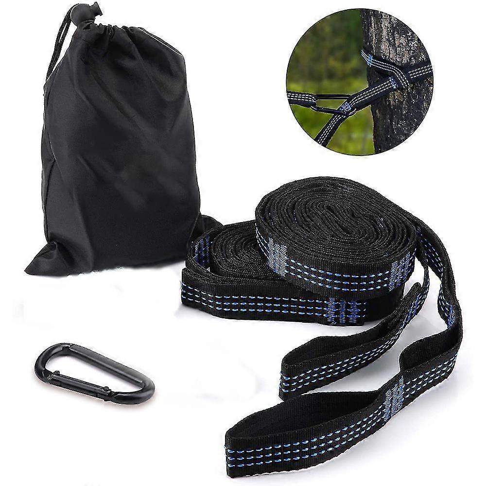 1 Pair Of Hammock Hanging Straps Tree Straps With 14 Loops