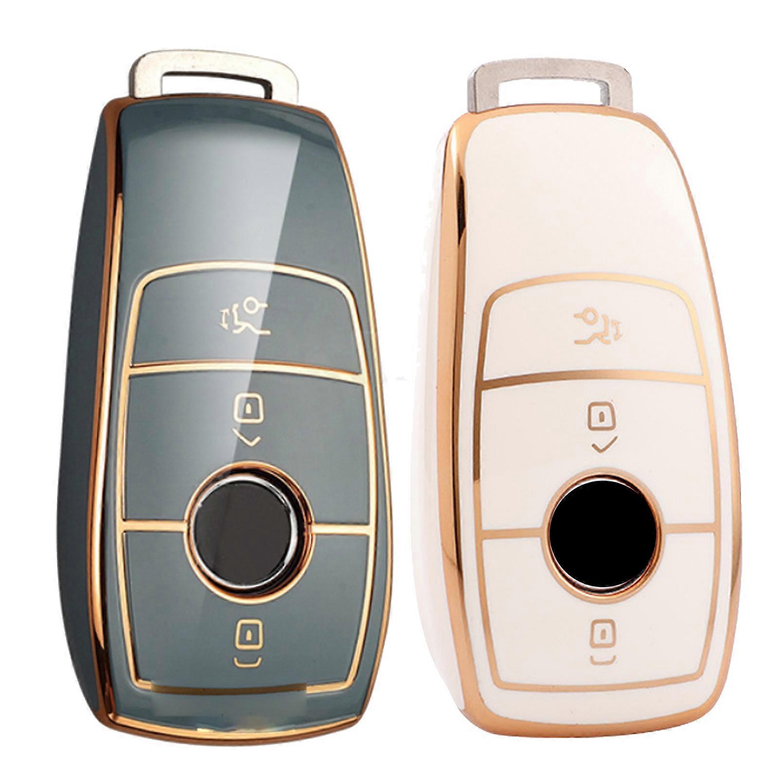 TPU Car Key Cover Case Shell Fob For Mercedes Benz 2017 E Class W213 E200 E260 E300 E320 2018 S class GLS GLA Accessories
