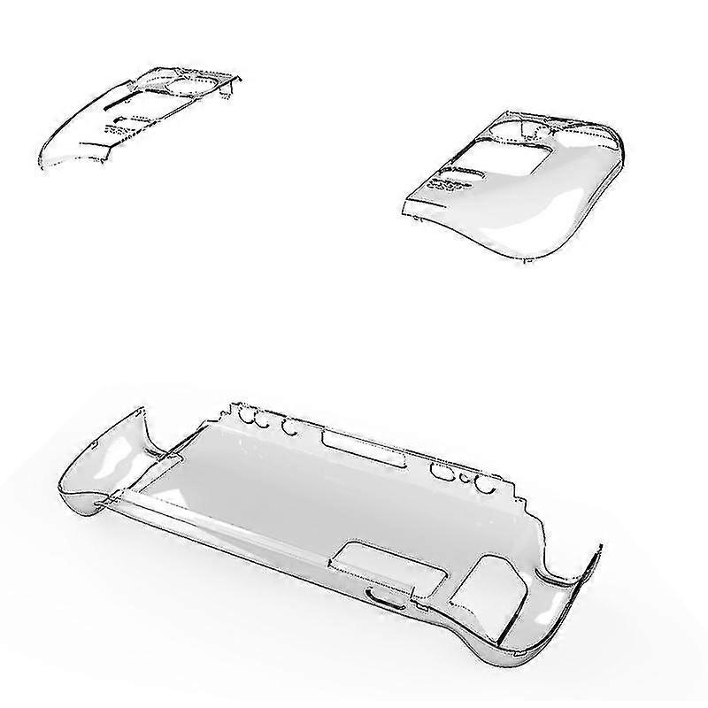 Clear Split Crystal Hard Case Full Coverage Protective Cover Skin For Steam Deck