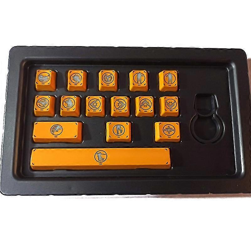 15 Keys E-blue Abs Backlight Keycap Mechanical Keyboard Keycap For Cs Go Pubg