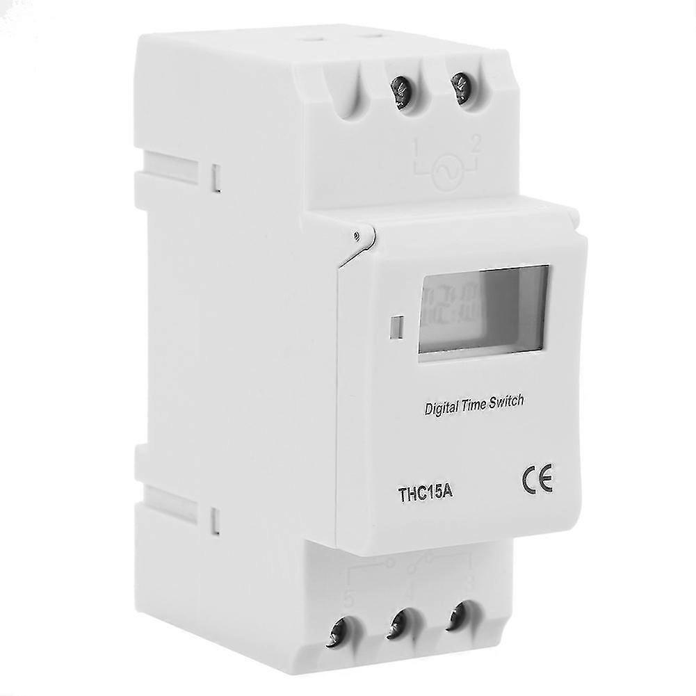 Thc15A Rail Type Time Switch Timer Time Timing Relæ 220-240Vac Banban