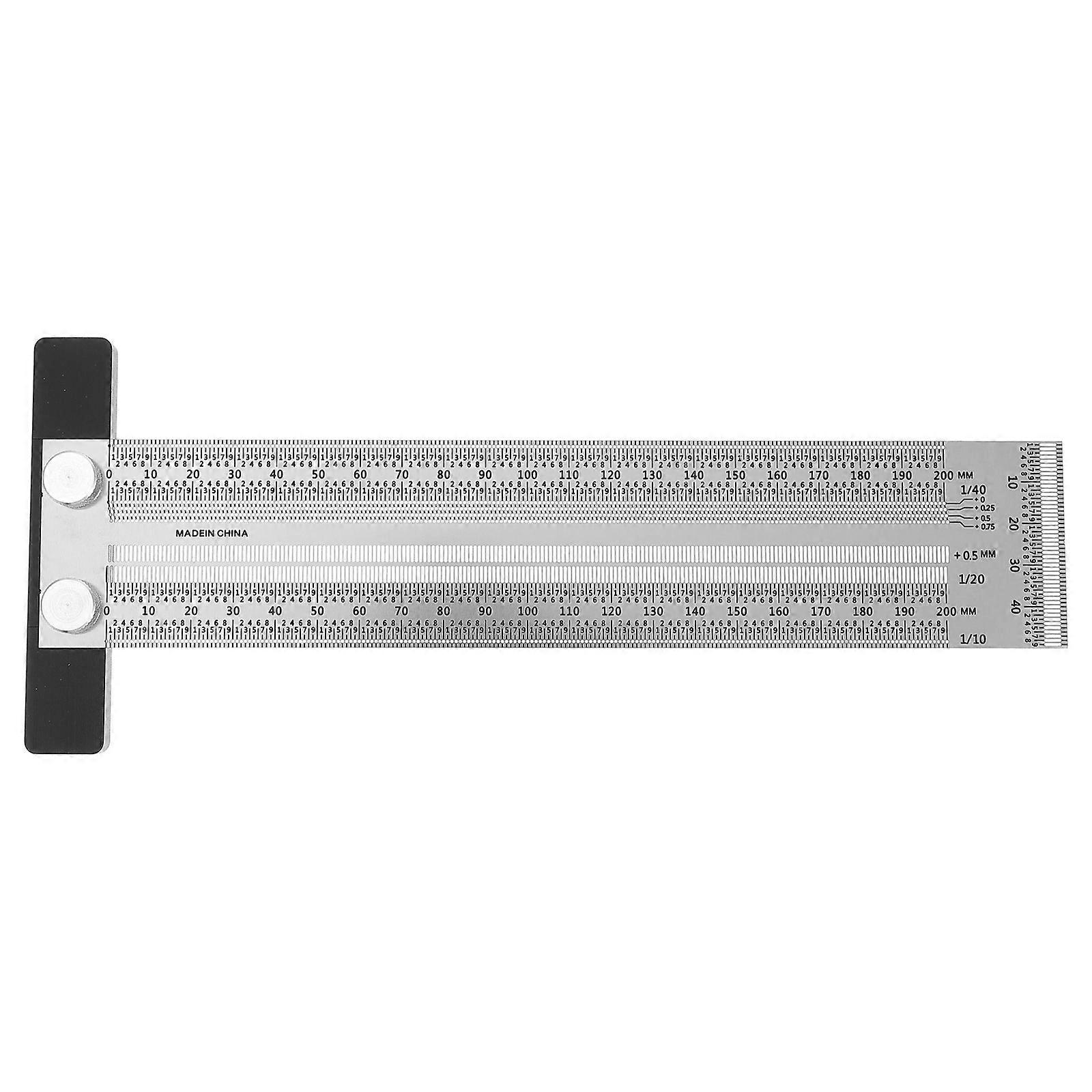 Mulitool Stationery Ruler Carpentry Marking Ruler Precision Woodworking Tools