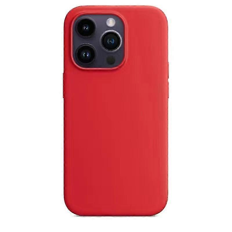 KINZON Apple - Red Coque en Silicone avec pour iPhone 14 Pro
