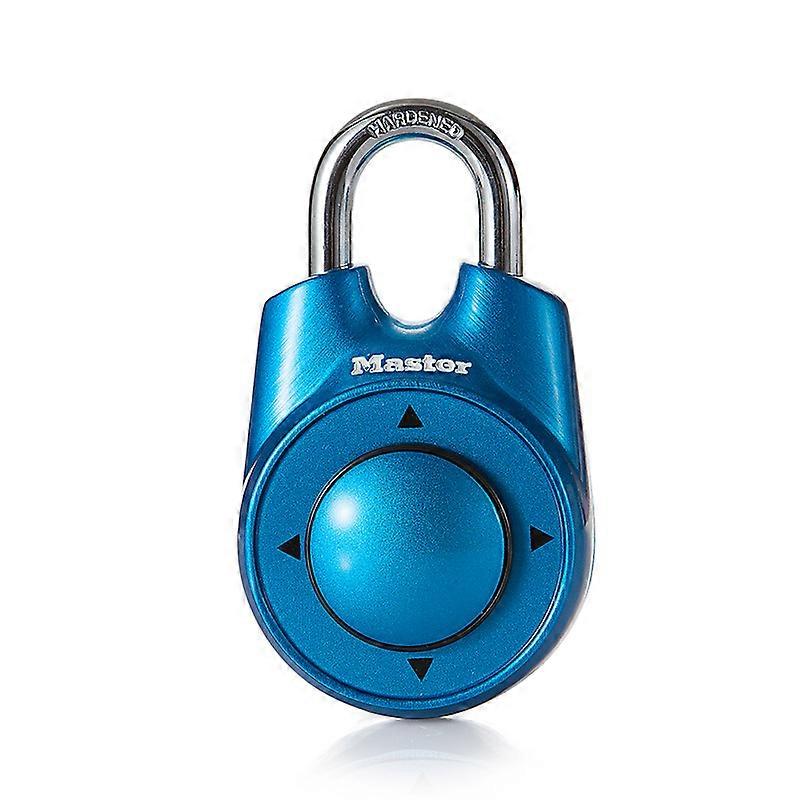 Smart Lock Padlock Directional Combination Lock Travel Luggage Lock Vintage Mailbox Gym Lock Blue Smart Lock