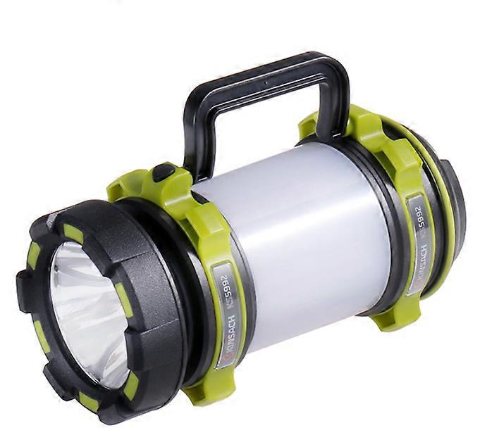 LED Searchlight Handheld Flashlight Spotlight USB Rechargeable Camping Light