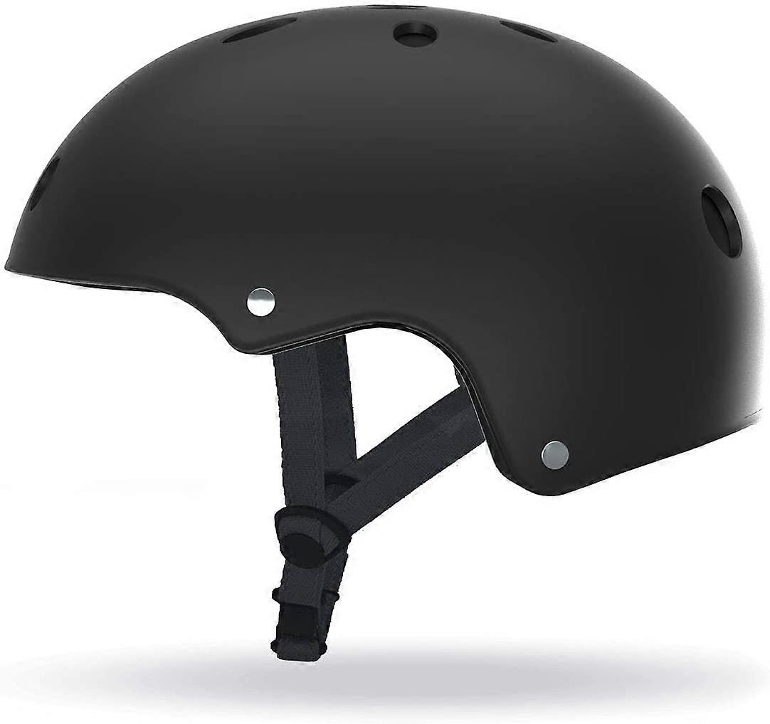 Scooter/Hoverboard/Skate/Roller Κράνος Μέγεθος L (58-62 cm) Unisex Ενήλικας, Μαύρο