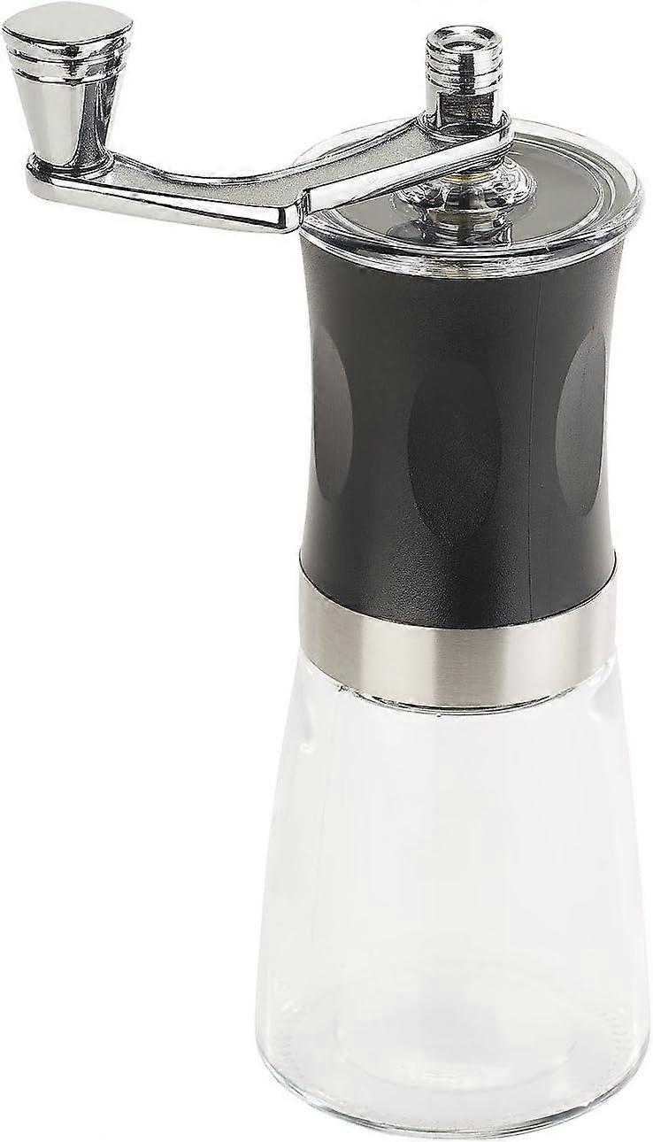 Burr Hand Grinder Coffee Grinder with Hand Crank Manual Coffee Grinder with Ceramic grinding mechanism, Continuously Adjustable, 19 cm)volume_upconten