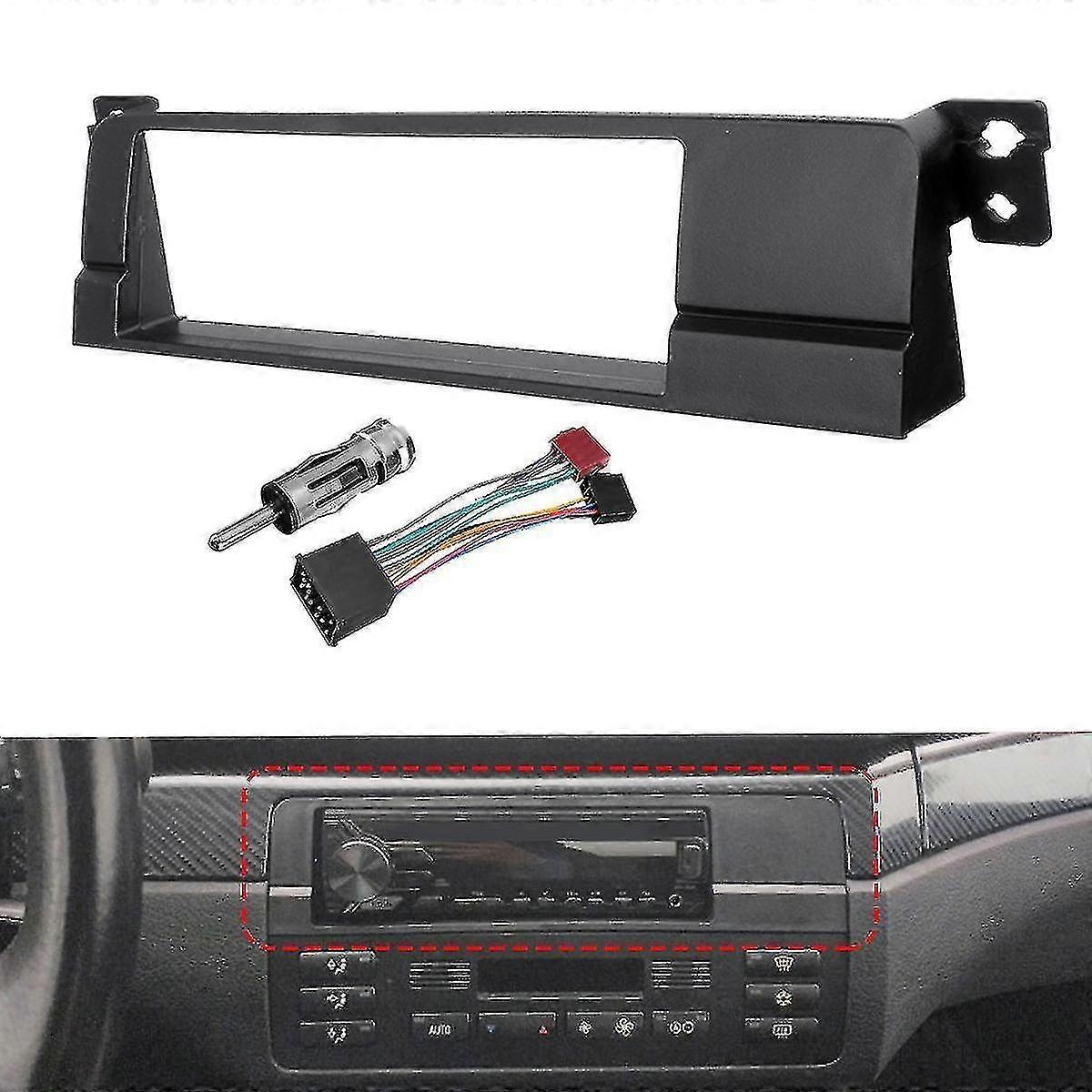 1 Din Car Radio Stereo Panel Fitting Kit Compatible BMW E46 1999-2006