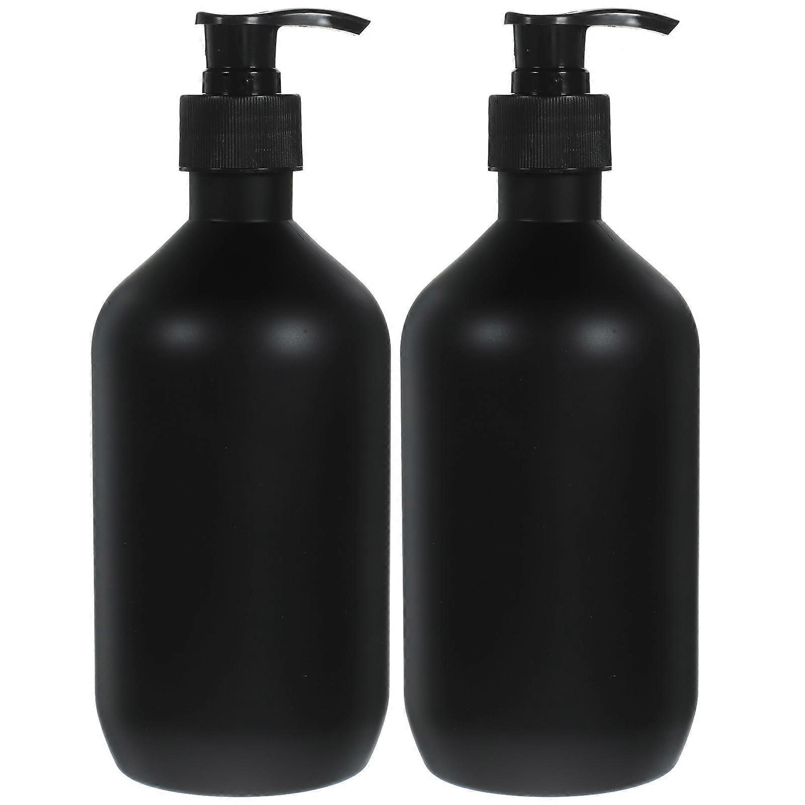 2Pcs Empty Press Pump Bottles Plastic Hand Soap Dispenser Dish Soap Refillable Bottle