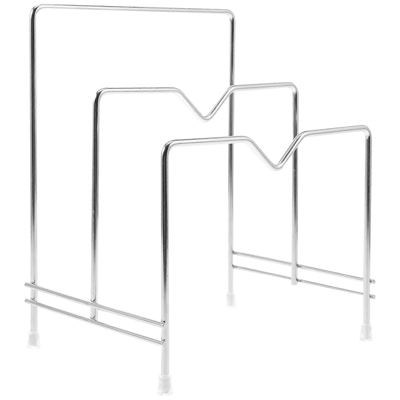 Multifunctional Cutting Board Rack Chopping Board Organizer Pot Lid Stand