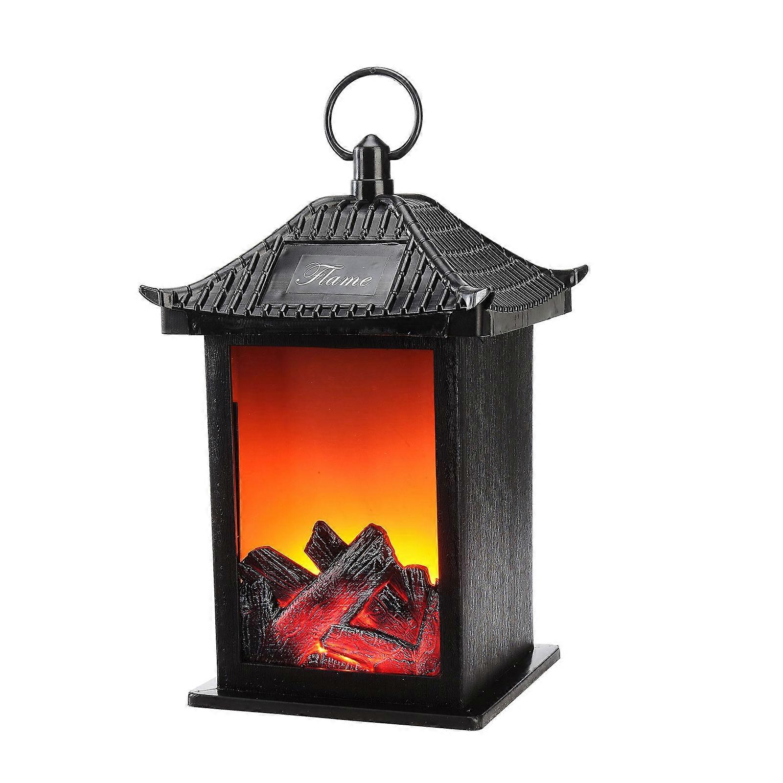 20% off-led flamme lanterne lamper simuleret pejs led flamme lamper flammeeffekt pære aa batteri gårdhave stue indretning