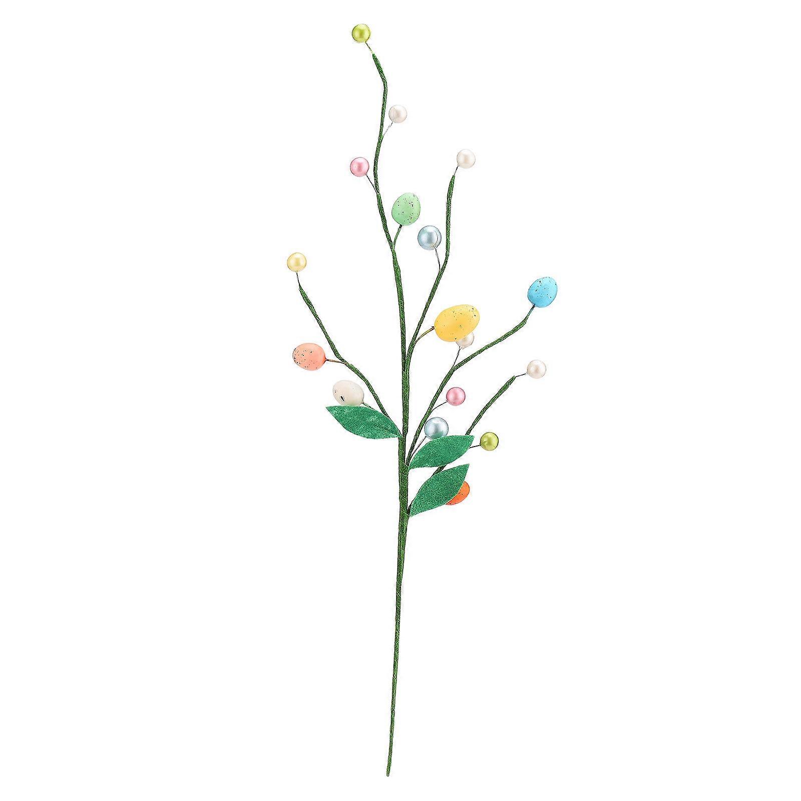 2023 New Easter Egg Flower Picks - Artificial Foam Stems for Spring Decoration