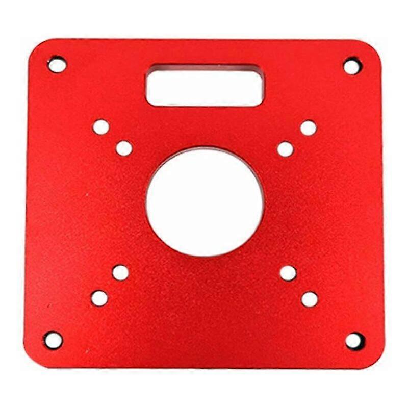 Insert plate for RT0700C router table, 120 x 120 x 8 mm, aluminum, for woodworking