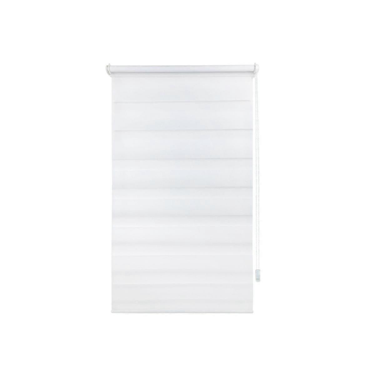 Double Roller Blind With Clamp-on Brackets No Drilling Required, Blinds For Windows And Doors,white