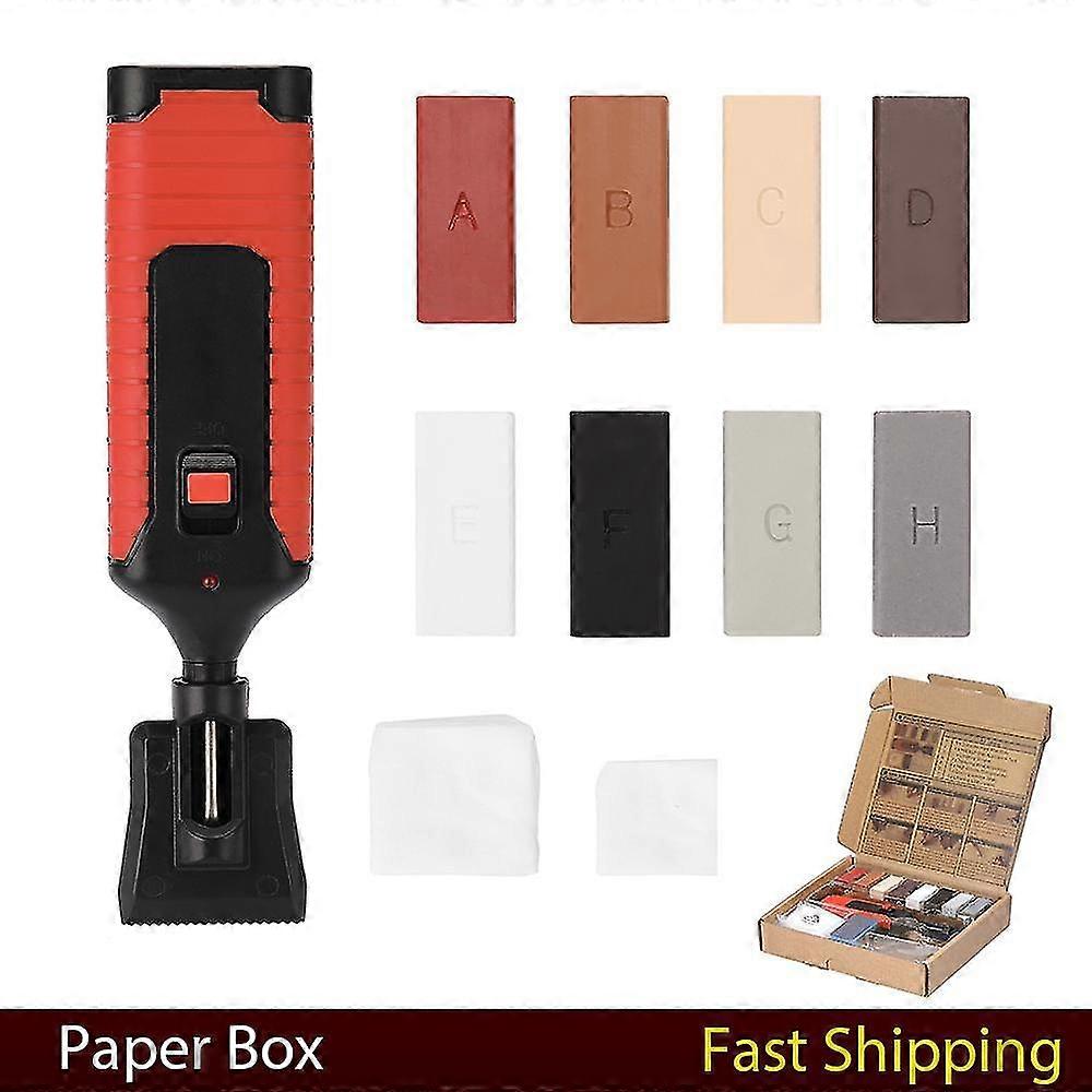 Laminate Repairing Kit Woodworking Tools Wax System Floor Worktop Sturdy Casing Chips Scratches Mending Tool Set