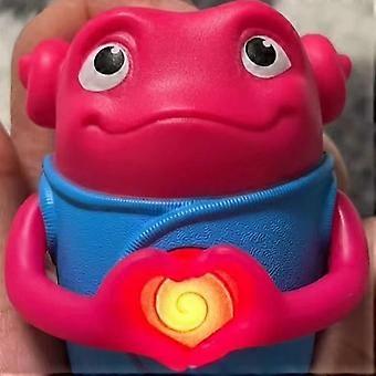 Crazy Alien Beefheart Glow Figure Mini Cartoon Anime Extraterrestrial Doll Toy With Lights Kawii Alien Gift For Child Girlfriend