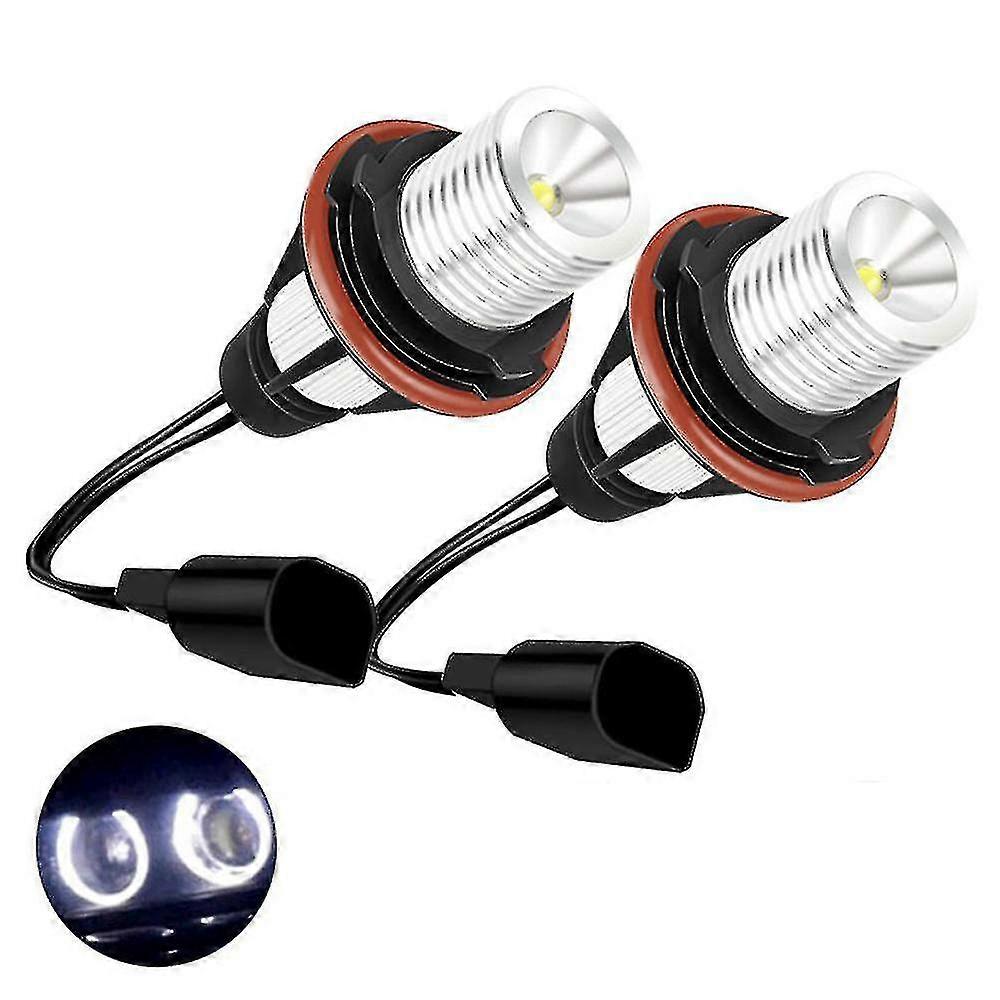 2 adet Led Melek Gözleri İşaretleyici Işıklar Ampuller E39 E53 E60 E61 E63 E64 E65 E66 E87 525i 530i Xi 545i M5-yky için