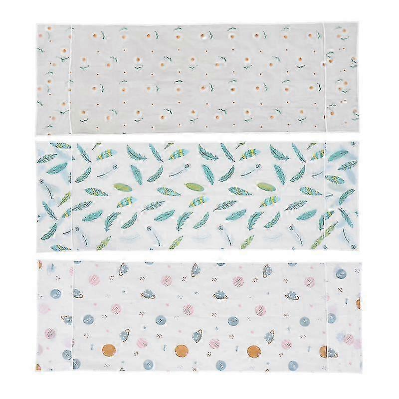 3pcs Refrigerator Washing Machine Cover with Pockets Dust Protector