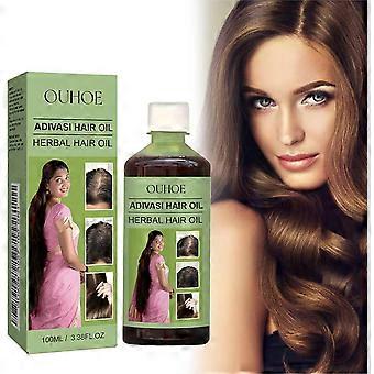 Natural Botanical Hair Oil, Rosemary Mint Scalp & Hair Strengthening Oil (100ml) Nourishes Dry, Damaged Hair and Promotes Hair Growth Anti Hair Loss