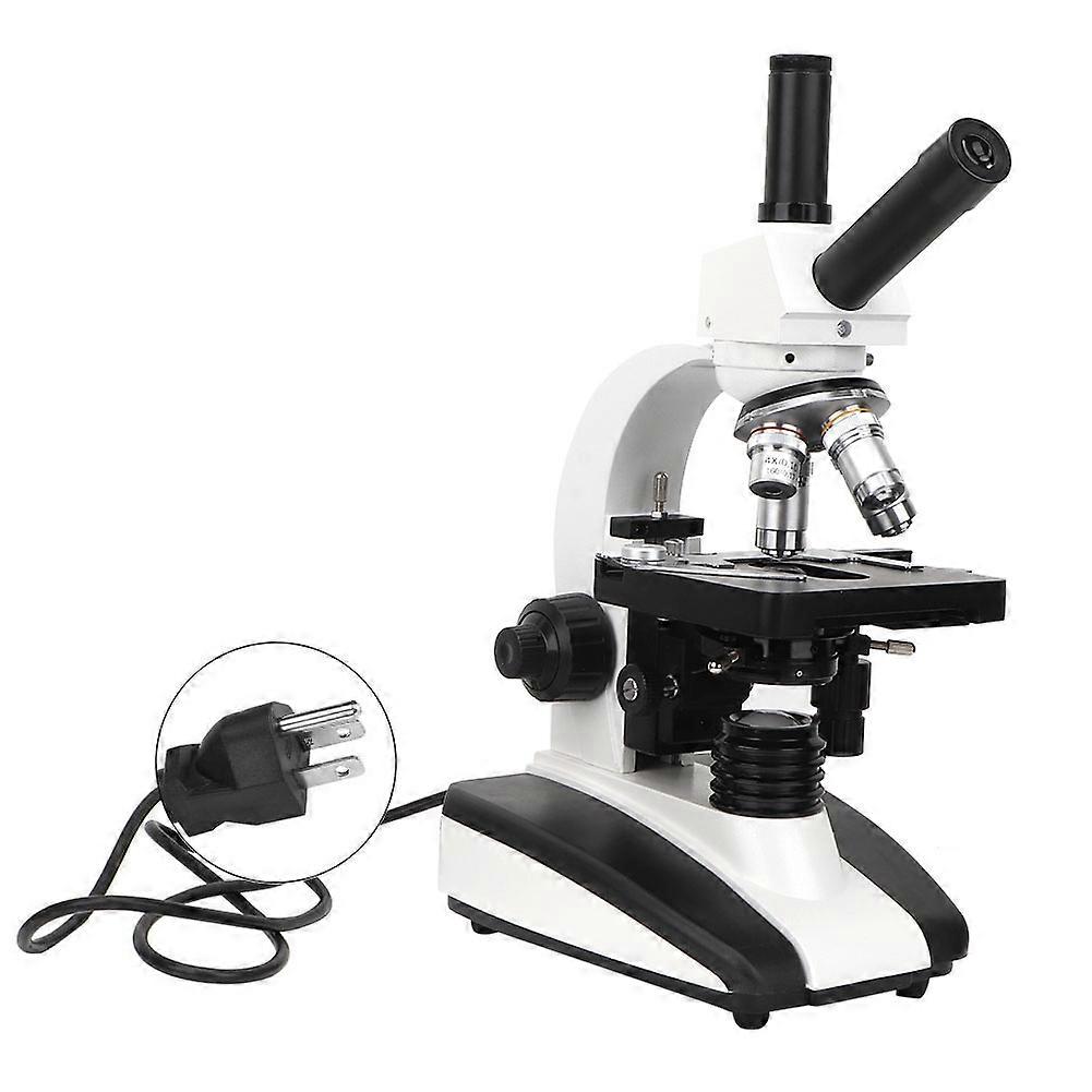 Binocular Compound Microscope Monocular Microscope 40X-1600X Abbe Condenser 2-layer