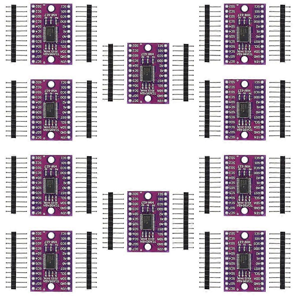 10Pcs TCA9548A I2C IIC Multiplexer Breakout Board Module 8 Channel Expansion Development Board for Ardu Ino