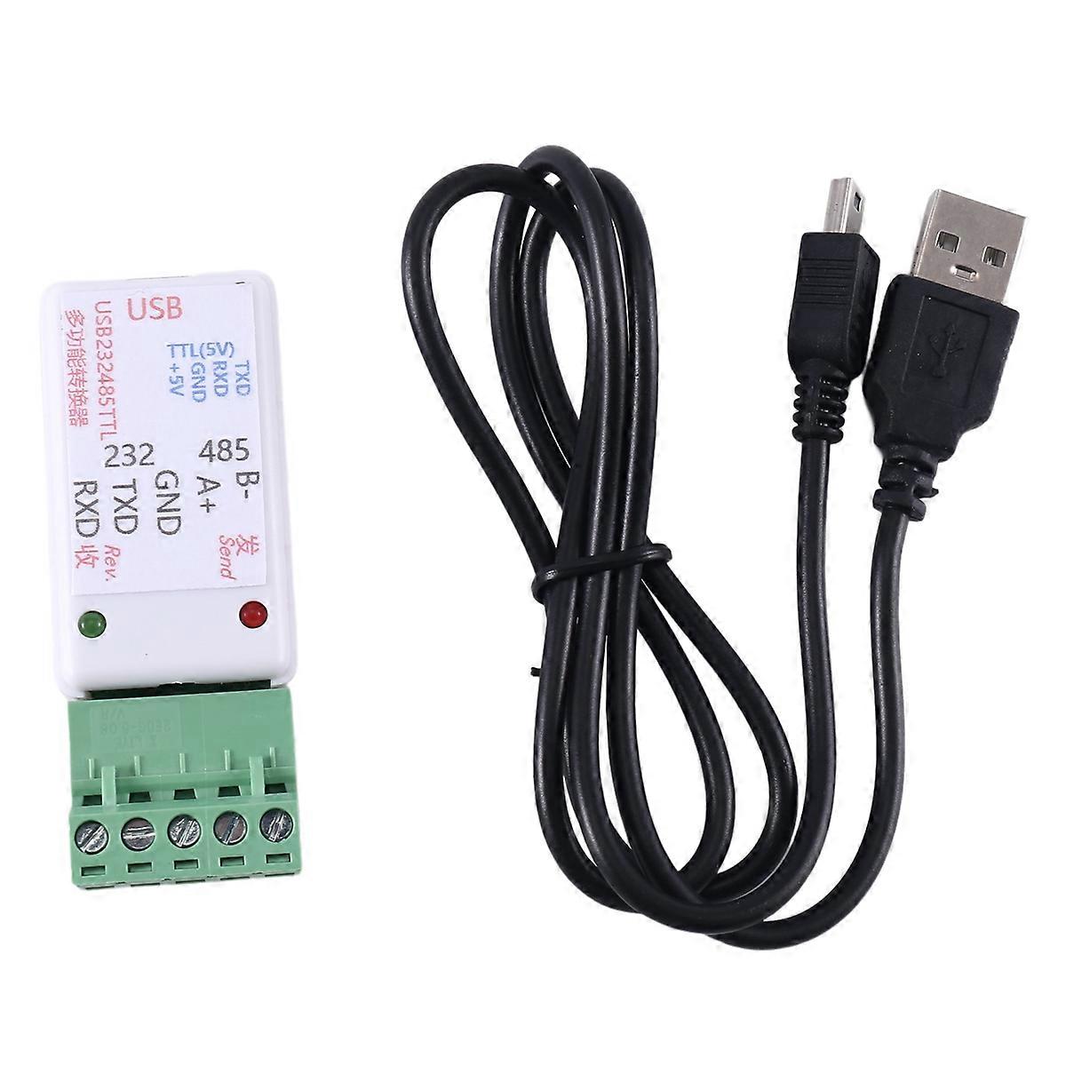 3 in1 USB 232 485 ZU RS485 / USB ZU RS232 / 232 ZU 485 Konverter Adapter Ch340 W/LED für WIN7, Linux