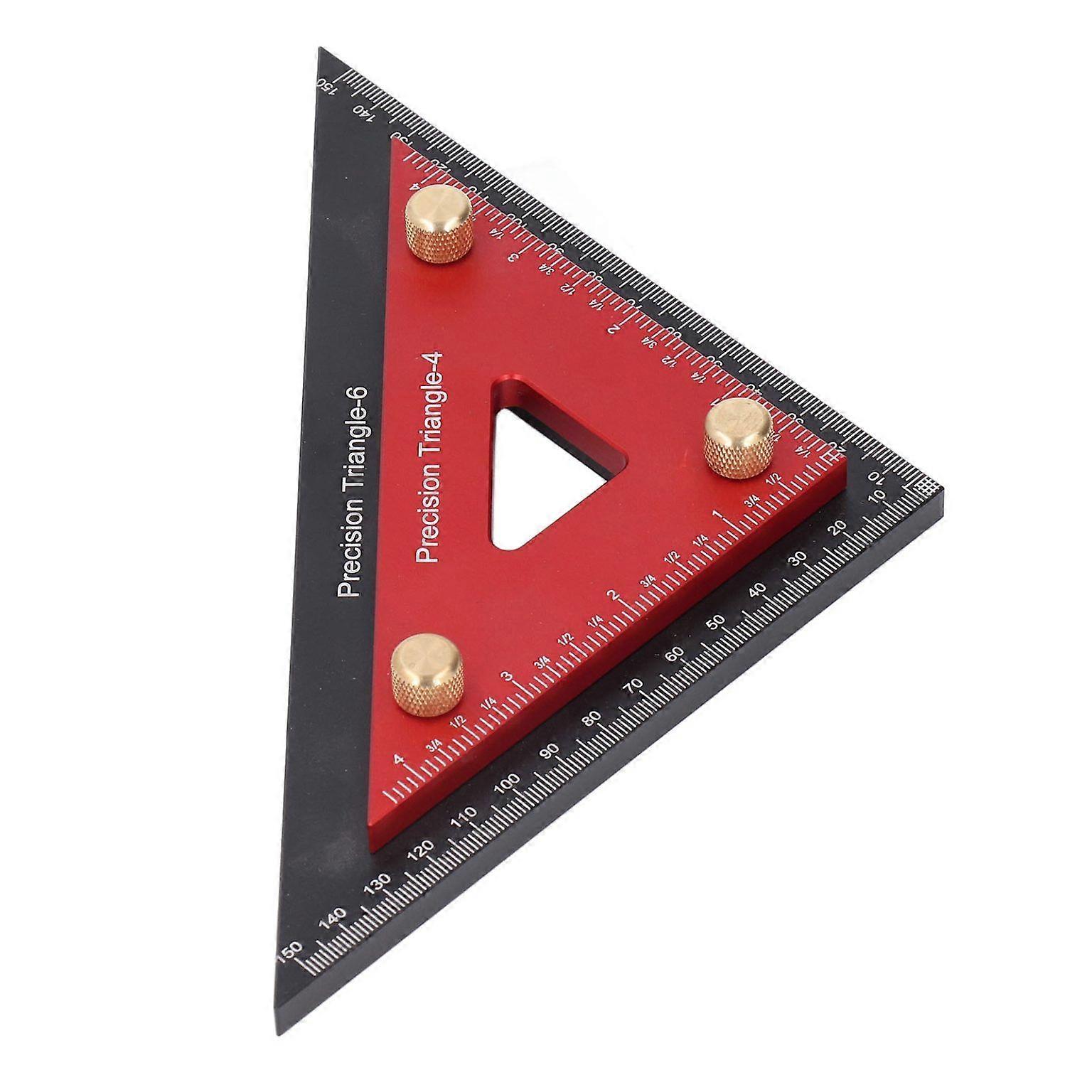 double triangle ruler triangle square rafter tool aluminum alloy triangle ruler