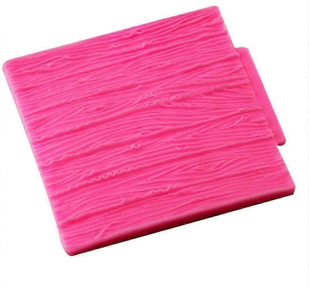 Fondant Impression Mat, Wooden Bark Texture Design Silicone Cake Decorating