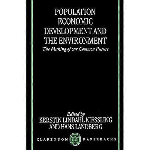 Population, Economic Development, and the Environment