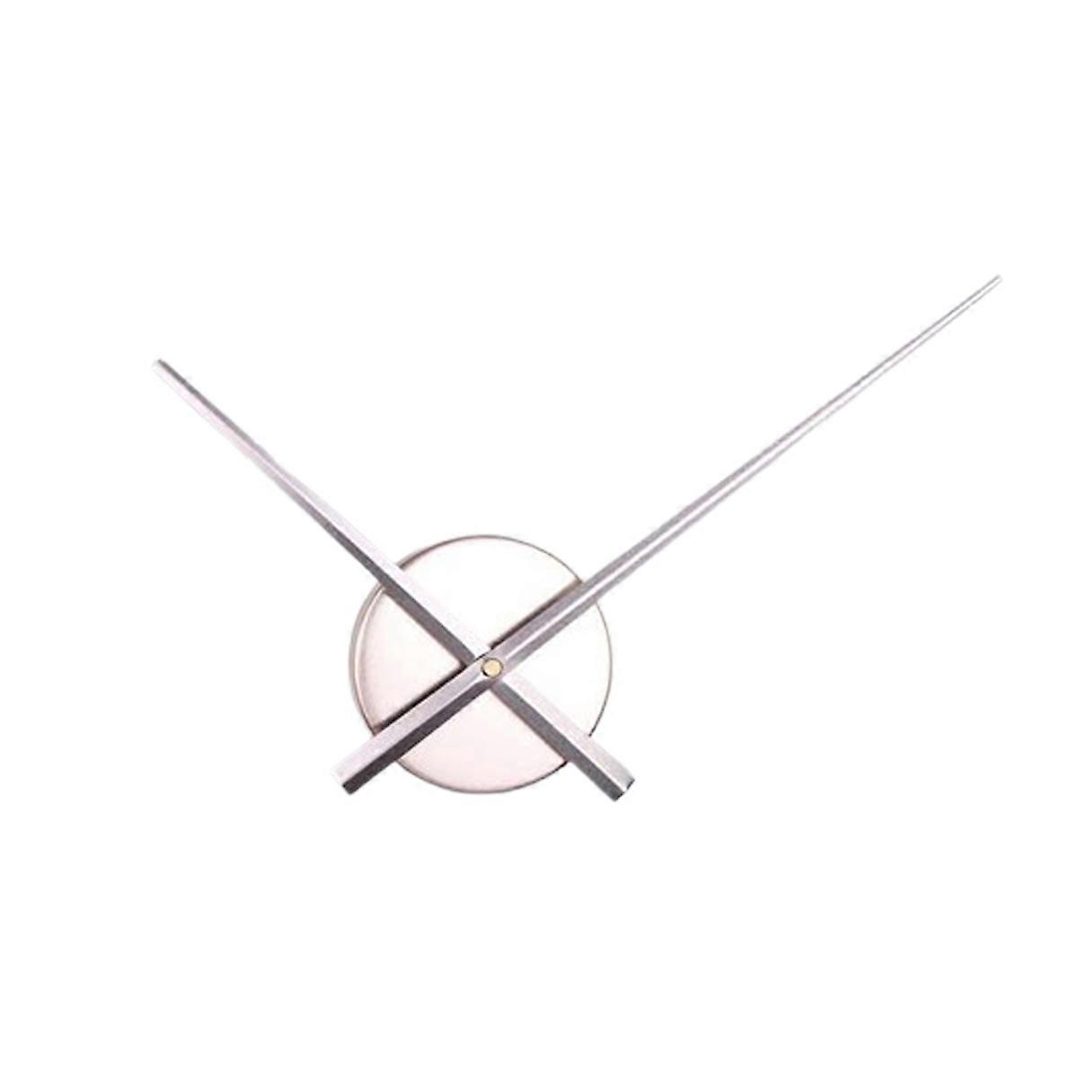 Silver 3D Clock Hands Wall Clock,Quartz Clock Movement Mechanism Accessories