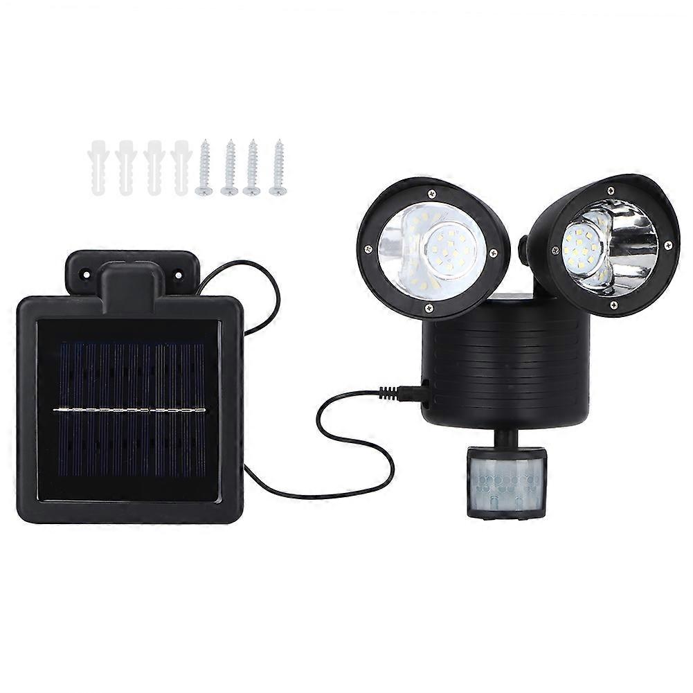 Garden Yard Solar Powered Outdoor Sensor LED Light Ornament Landscape Wall Lamp