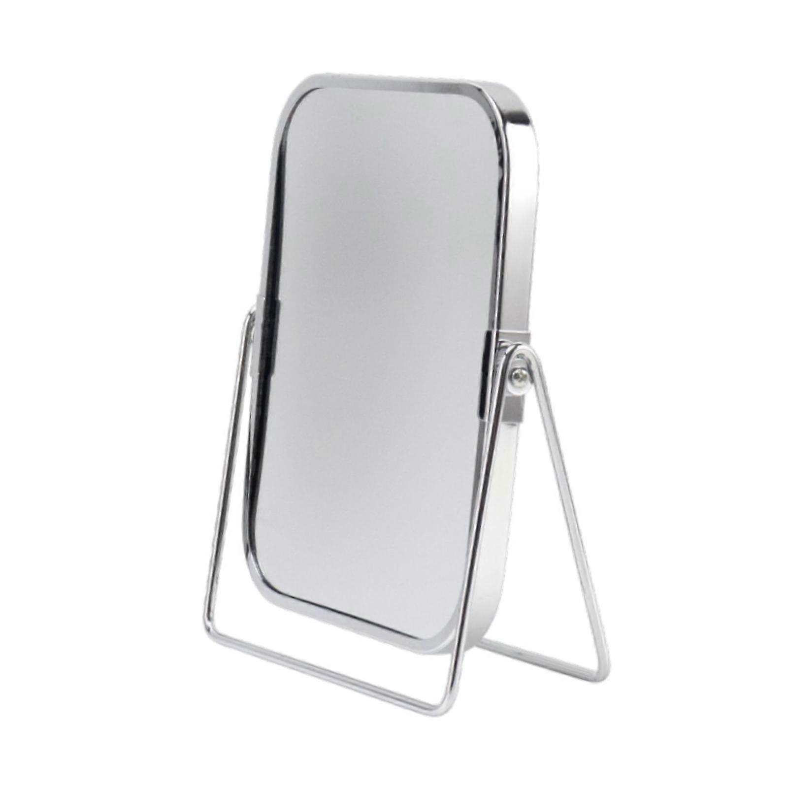Makeup Mirror Platform Mirror Tabletop Mount 2x Magnification Double-sided