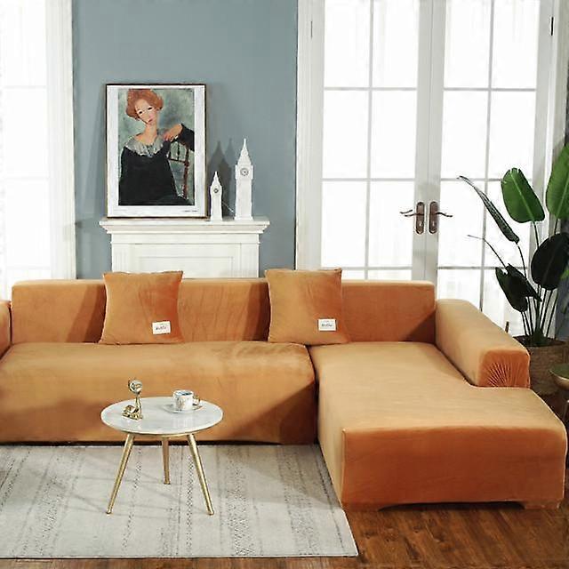 Guret Velvet Sofföverdrag För Vardagsrum Elastisk Soffa Slipcover Fåtölj Sofföverdrag Sits Stretch Möbelskydd