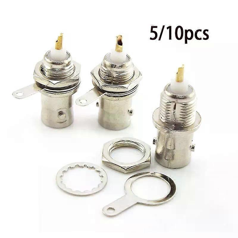 BNC נקבה שקע הלחמה מחבר שלדה לוח הר כבל קואקסיאלי לריתוך חלקי מכונת צג אביזרים