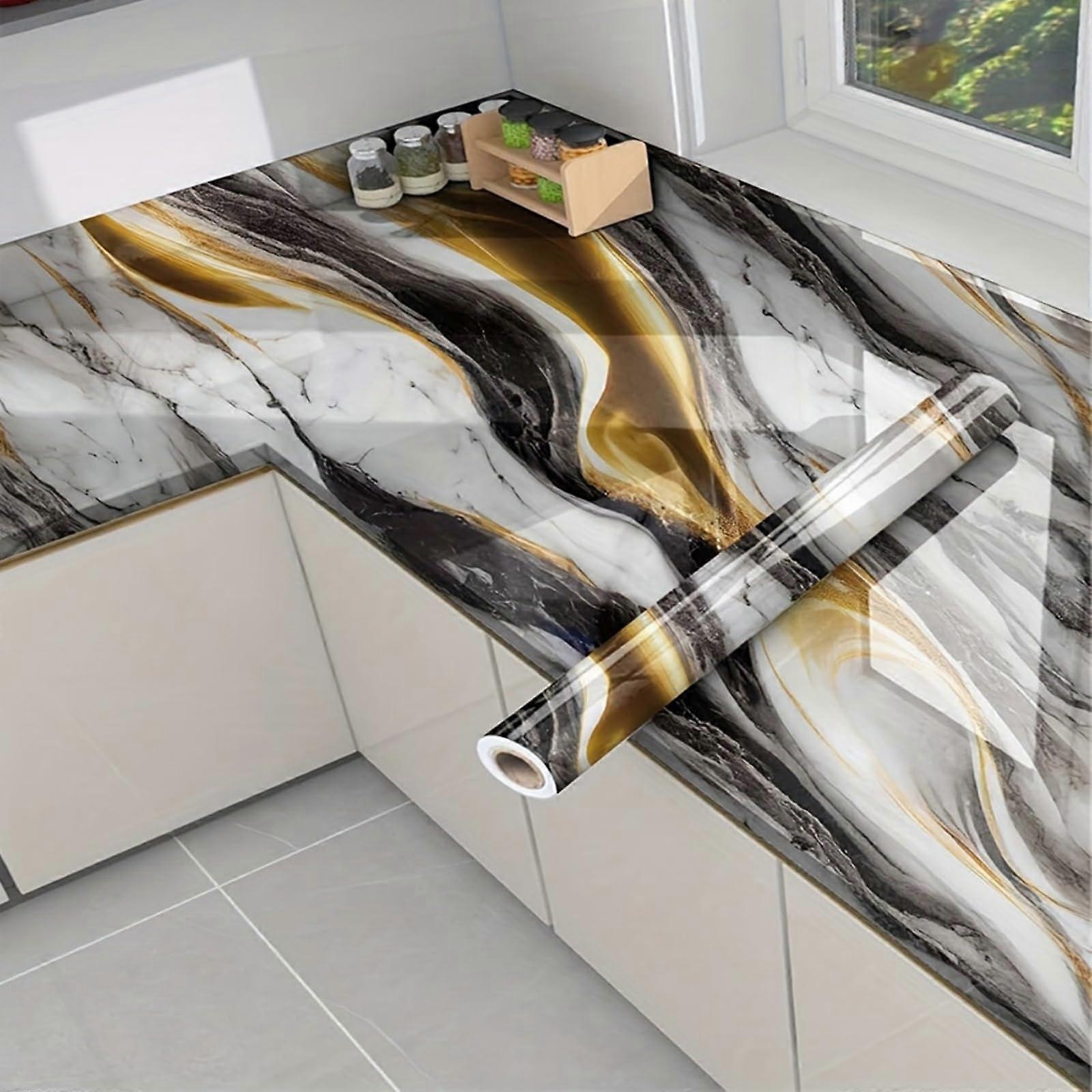 Oil-Proof Wallpaper for Kitchen & Living Room