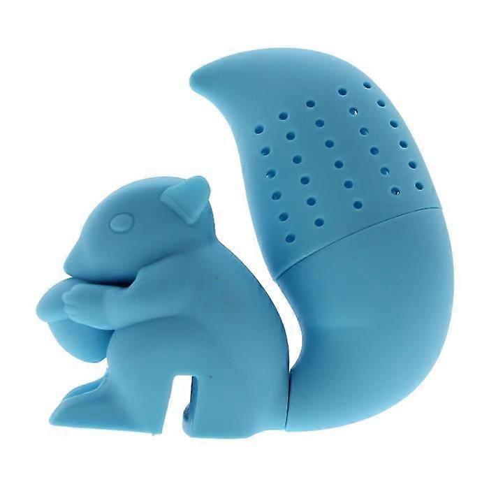 Tea Infuser - Squirrel - Silicone - Blue - Easy to clean - 69x71x25mm