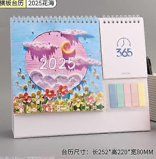 Desk Calendar 2025 Desktop Calendar Standing Monthly Planner Flip Calendar For Classroom Office Decor Recording Important Dates