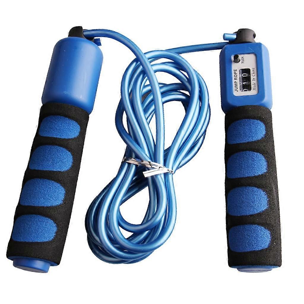 Non-Slip Foam Handles Skipping Rope, Smart Counter Calculates Calorie Consumption, Durable Design for Longevity, Adjustable Length Supports Any Body