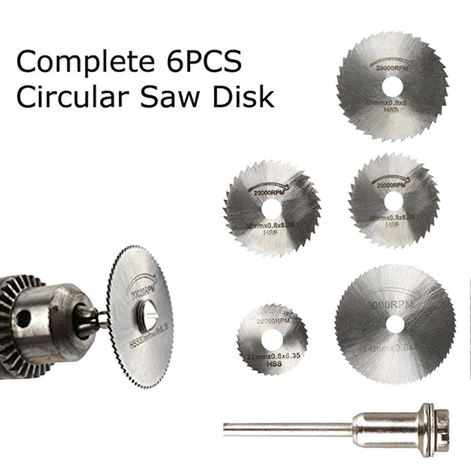 Circular SawBlades Set for Dremel Rotary Tool Wood Plastics PVC Cut-of Cutting Blading