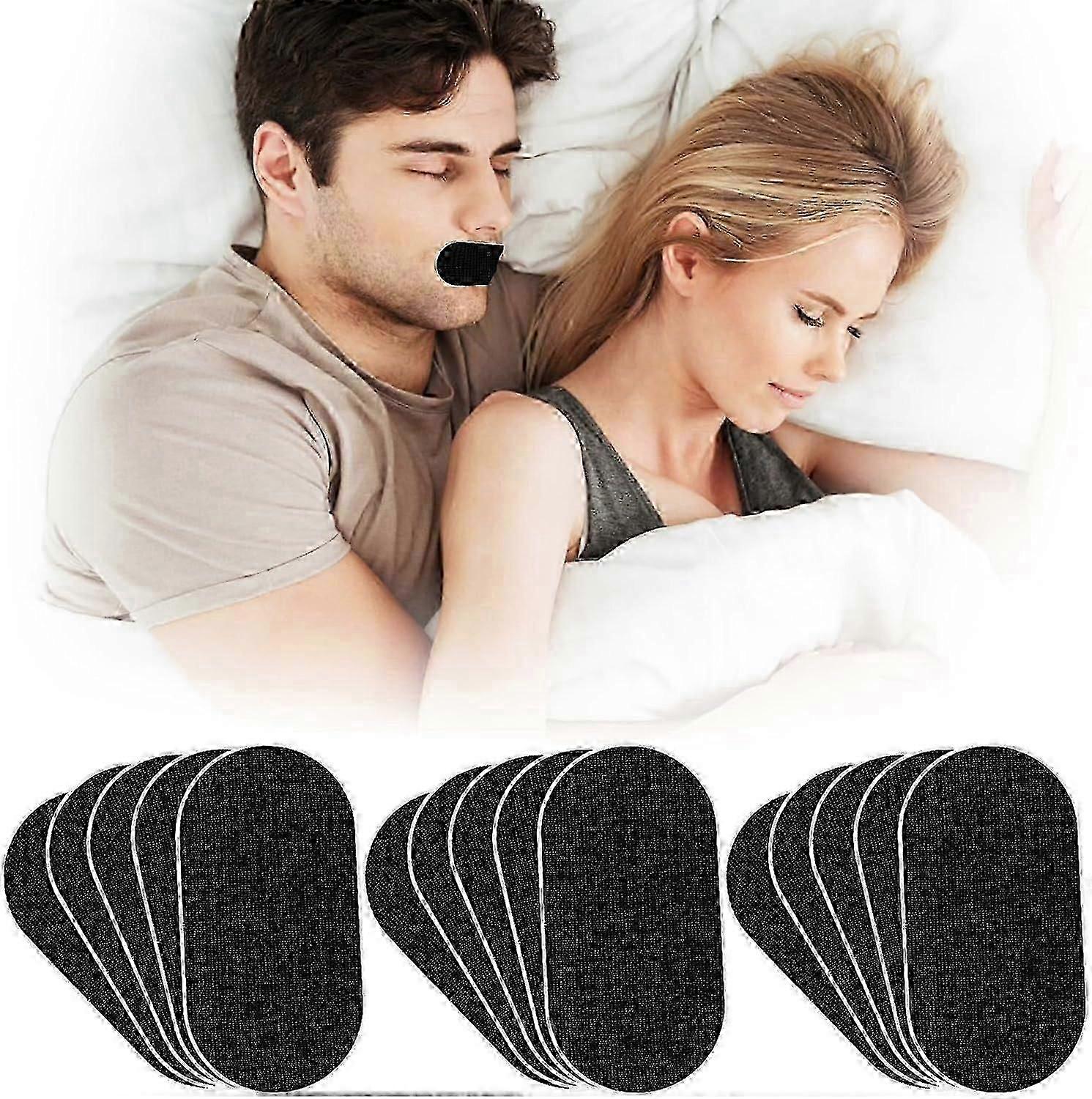 Bande buccale 60x pour dormir, bandes de sommeil anti-ronflement, bande orale pour l’aide au ronflement, aide à développer l’habitude de respiration nasale