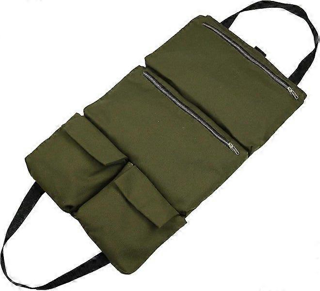 Durable 12A Canvas Tool Bag with Multi-Purpose Pockets and Large Capacity for Tool Organization and Storage