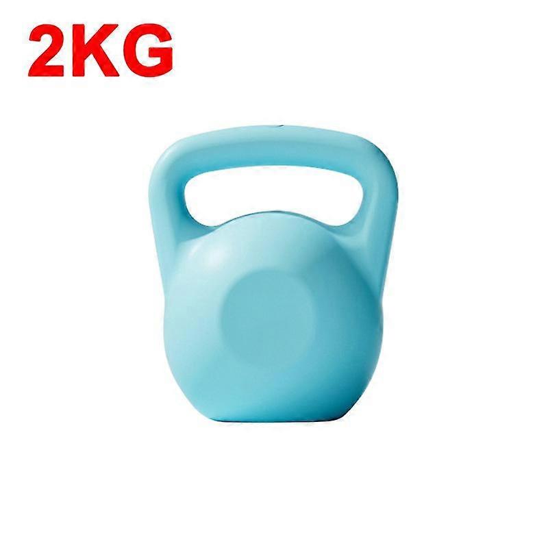 2/4/6/8KG PE Water-filled Kettlebell Women's Hip Training Deep Squat Strength Trainer Kettlebell Yoga Sports Fitness Dumbbells