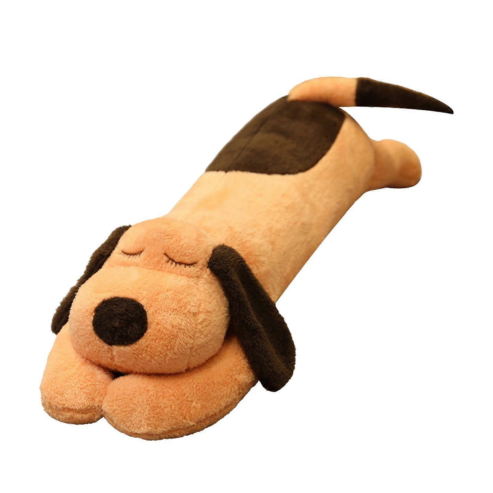 Lovely Strip Dog Long Plush Durable Comfortable Stuffed Toy