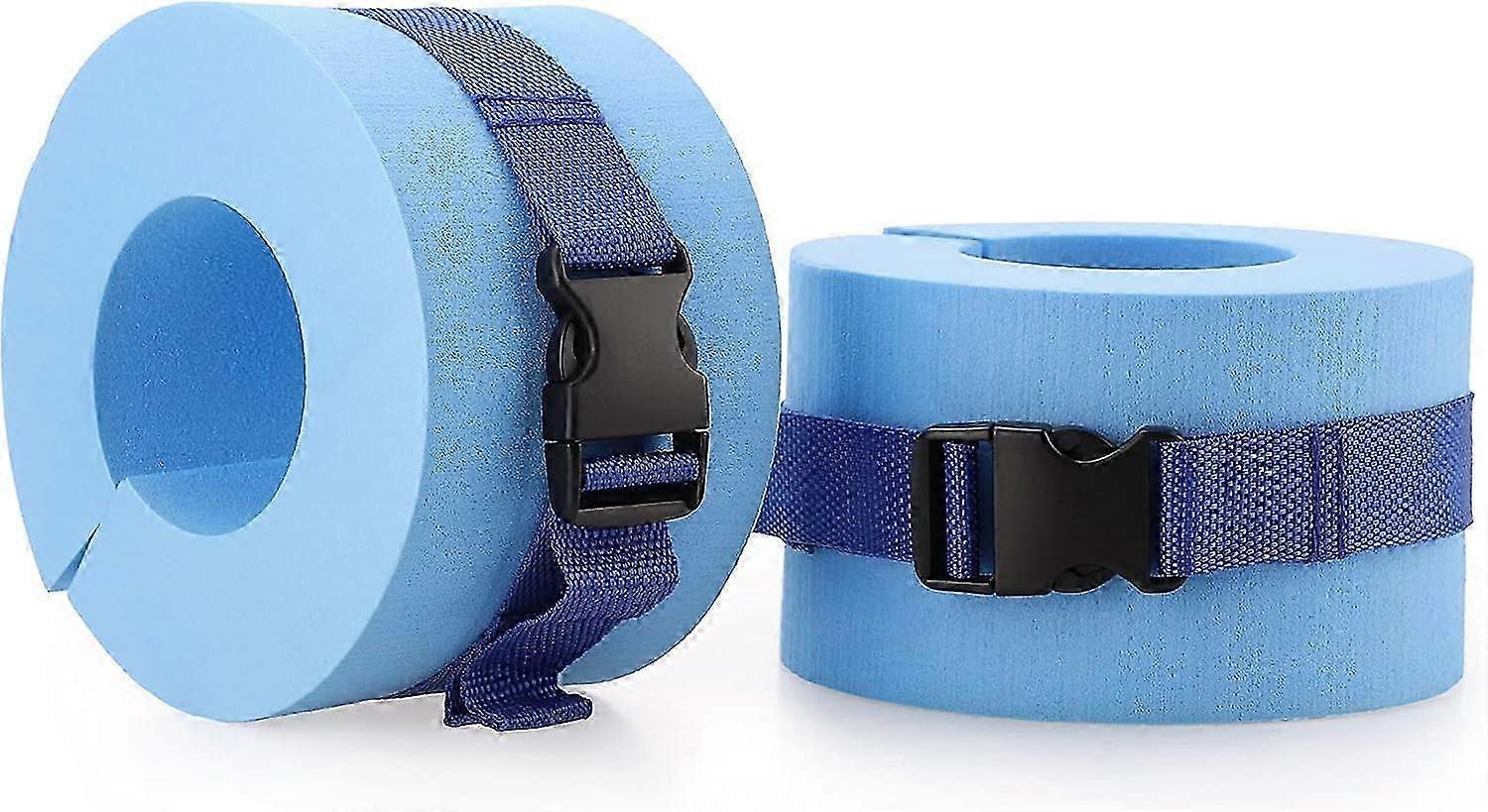 2 Pcs Foam Swim Aquatic Cuffs,Water Dumbbell Weights Lightweight Water Aerobics Weights Soft Swim Dumbbells