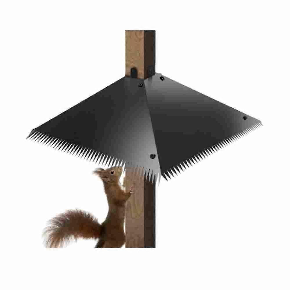 Metal Squirrel Baffle for Post, Squirrel Proof Baffles for Bird Feeder Poles, Outdoor Squirrel Guar