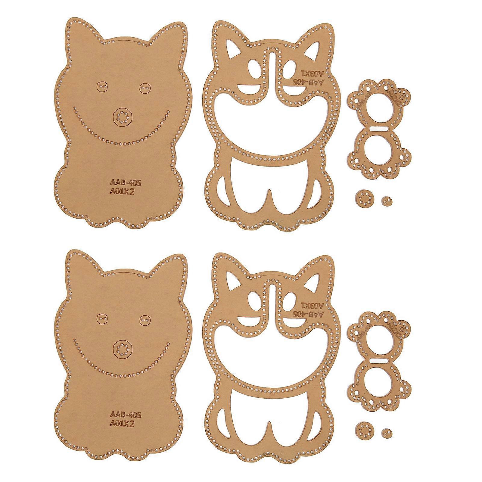 Acrylic Pouch Precise Position Line Durable Light Easy Operation Key Bag Stencil Template for DIY Craft