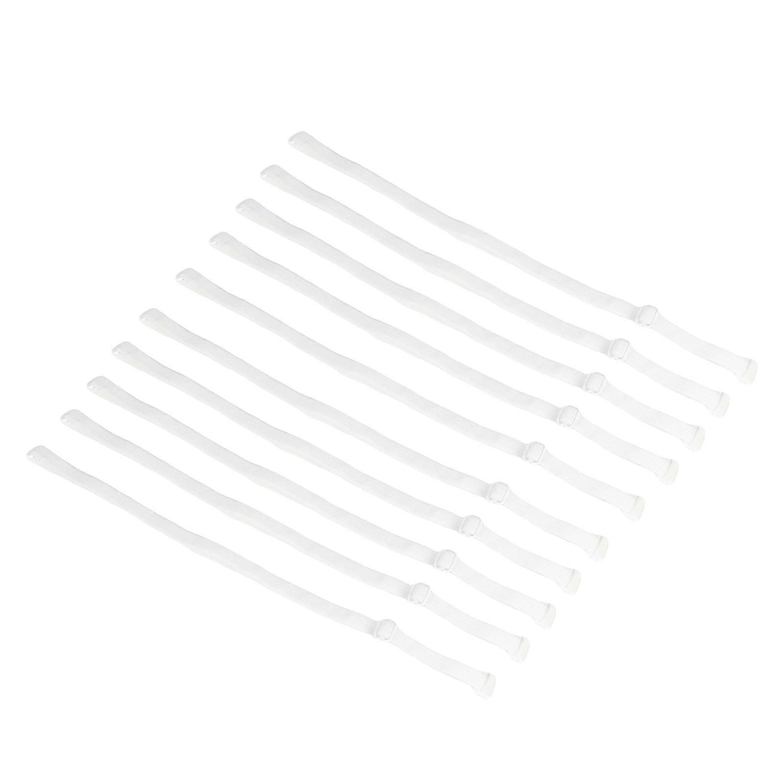 justerbar 1cm bredde sløyfe svart / hvit elastisk bånd for menn kvinner tenåringer elegant svart elastiske stropper for sløyfe